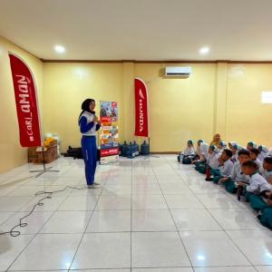 Sambut Hari Anak Nasional, Honda Banten Edukasi Safety Riding di SDIT Al-Zahira